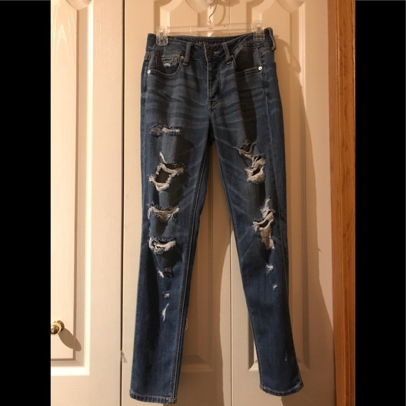 Ripped blue jeans - Picture 1 of 2